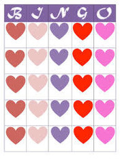 Image of heart bingo