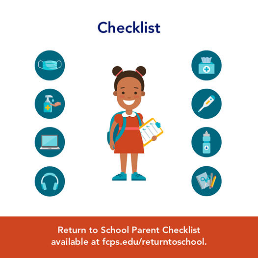 Return to School checklist.