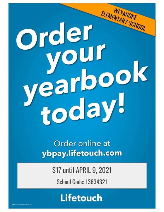 Order your yearbook today