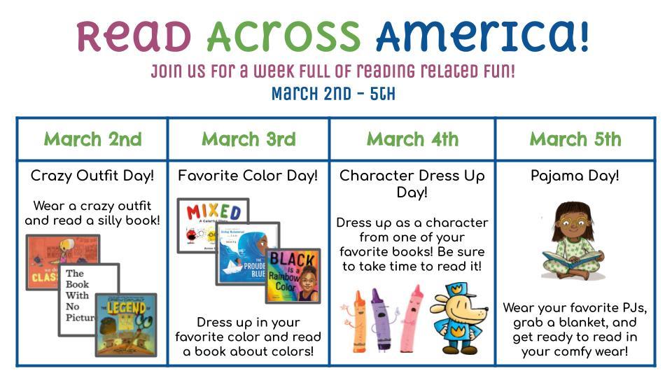 Read Across America Spirit Week