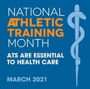 National Athletic Training Month logo