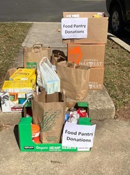 Terraset - canned food donations pic
