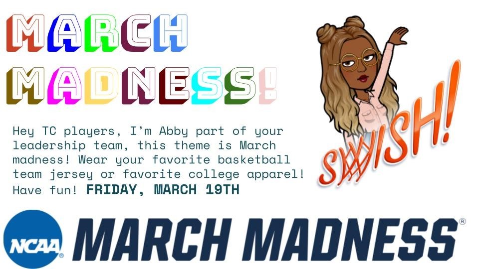 March Madness Spirit Day