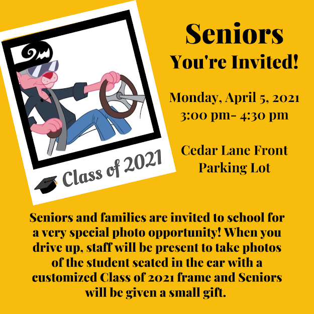 Senior event flyer