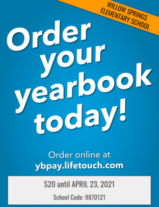 WSES Yearbook Flyer