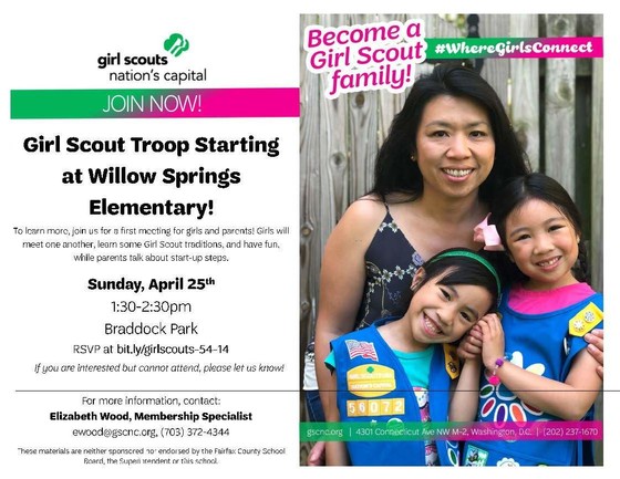 Girl Scouts Flyer
