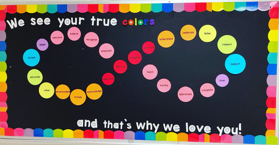 HES Autism Acceptance Infinity Symbol