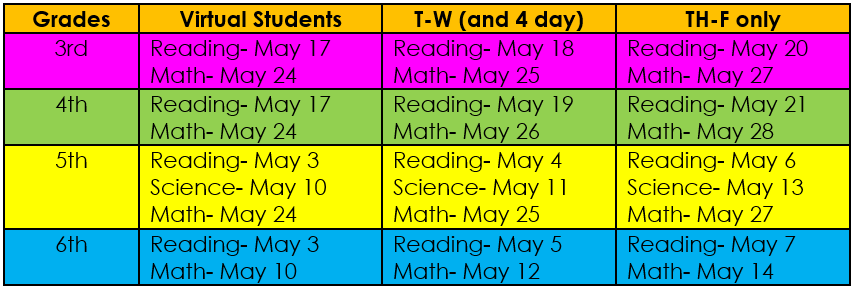 SOL Schedule