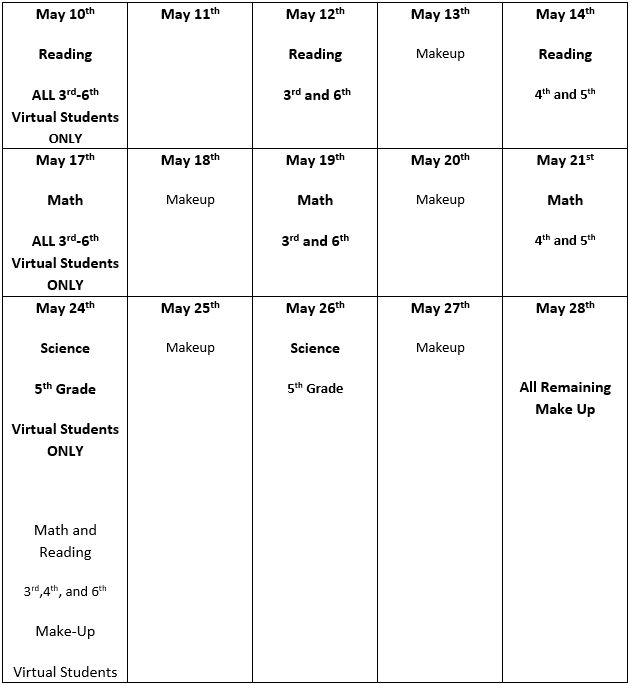 SOL Schedule 2020-21