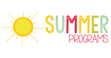 Summer Programs graphic