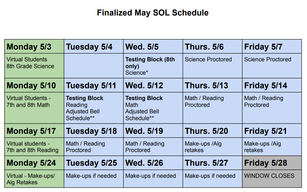 Updates from Herndon Middle School 4/27/2021 Updates from Herndon Middle School 4/27/2021