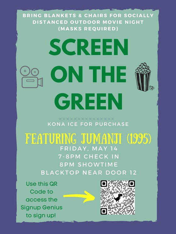 screen on the green