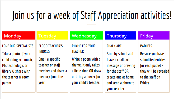 Staff Appreciation