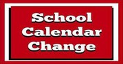 Image of school calendar change