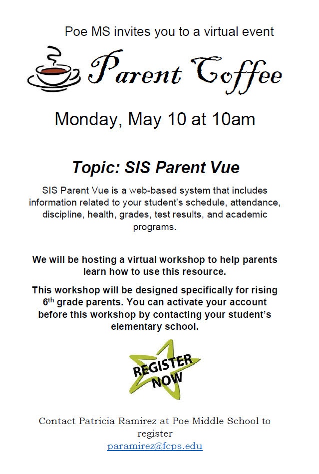 Poe MS Parent Coffee
