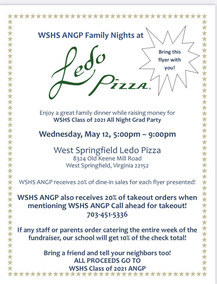 Ledo Pizza Fundraiser