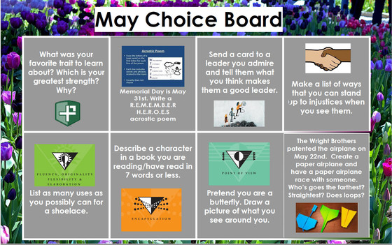May choiceboard