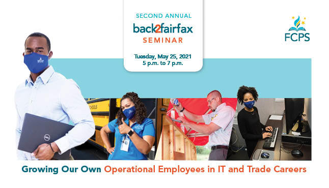 graphic of employees for back2Fairfax seminar