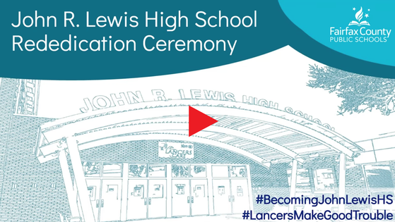Screenshot of Lewis High School Rededication Ceremony