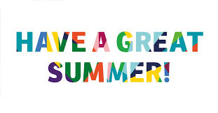 Have a great summer!