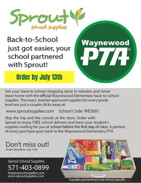 Sprout School Supplies