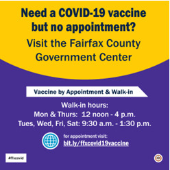 Walk in COVID 19 vaccination