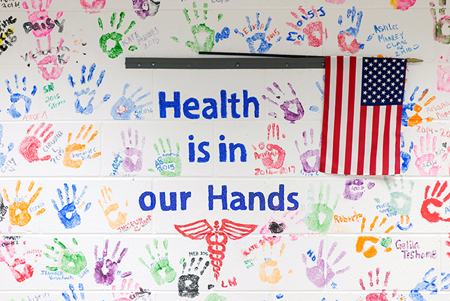 Health is in our hands graphic.