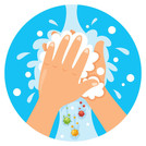 Hand washing graphic