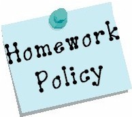 Homework policy graphic