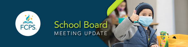 School Board Meeting Updates banner