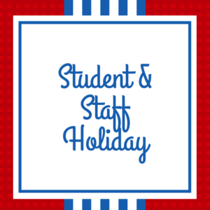 staff and student holiday
