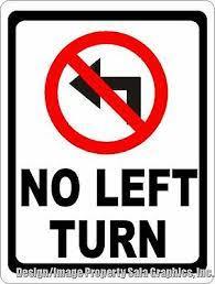 No Left Turn
