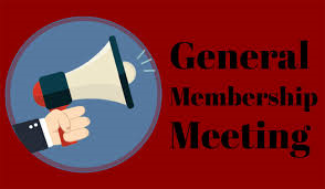 General Membership mtg