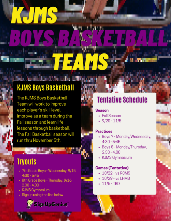 KJMS Boys Basketball