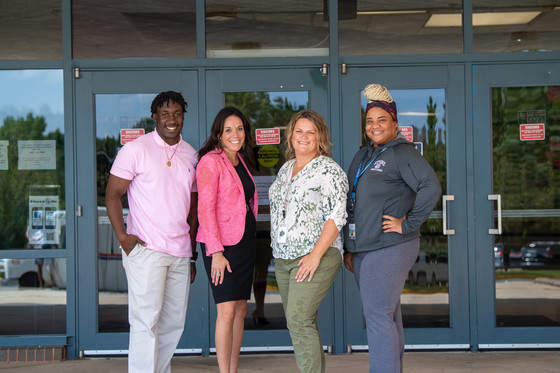 Stone Middle School staff members.