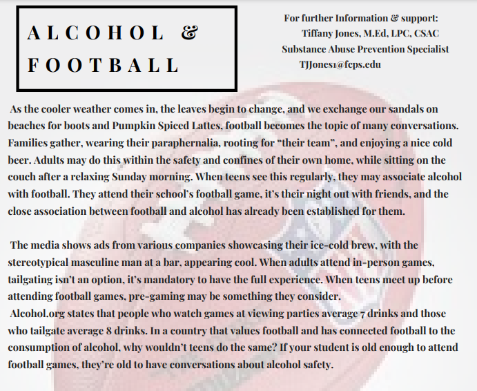 Substance Abuse and Football