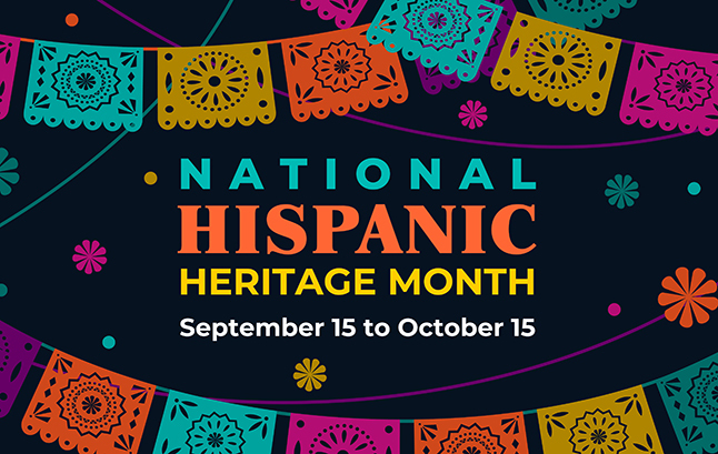 graphic of National Hispanic Heritage Month