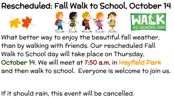 Fall Walk to School