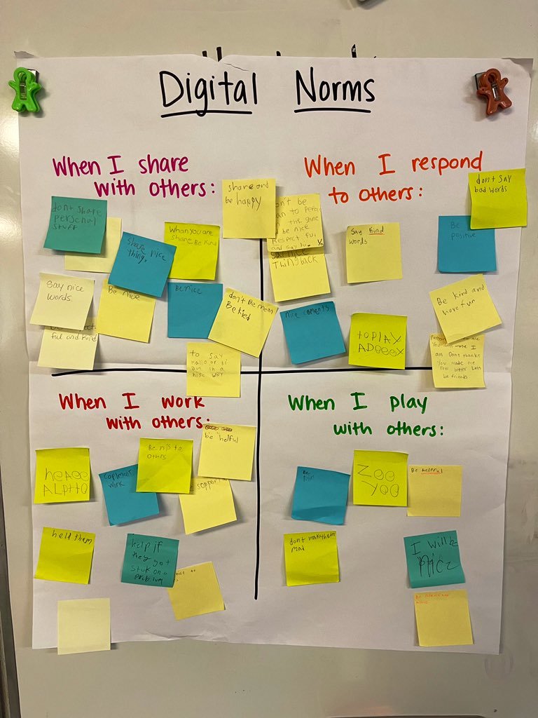 Digital Norms Created by Students
