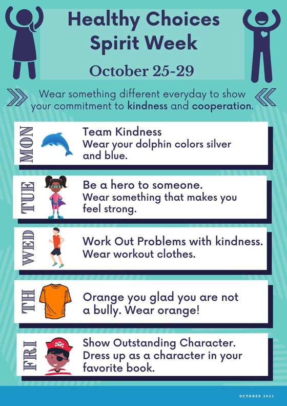 Healthy Choices Spirit Week 