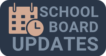School Board Updates graphic