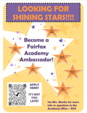 Academy Ambassador Flyer