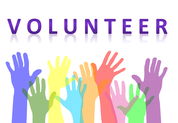 volunteer - hands raised