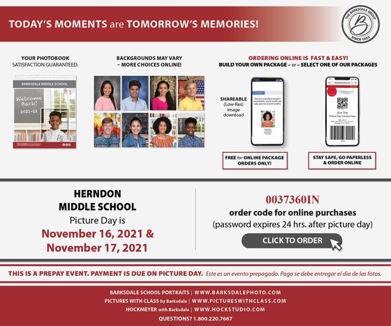 picture day flyer