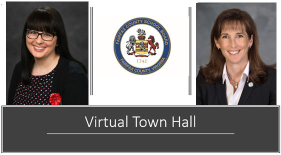 Graphic November 11 town hall for Laura Jane Cohen and Megan McLaughlin