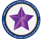 graphic of a purple star