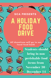 SCA holiday food drive
