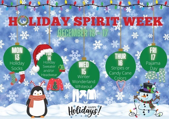 Holiday Spirit Week