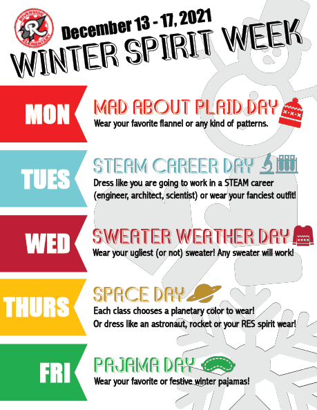 winter spirit week