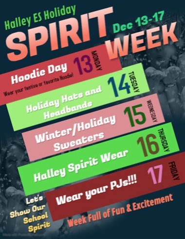 Spirit week details